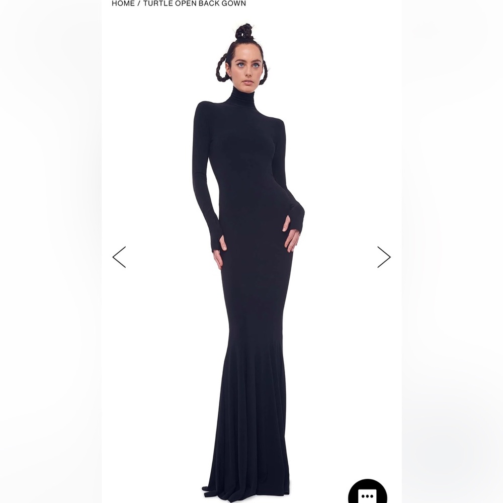 Turtle Open back Gown